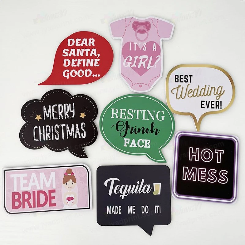 Wholesale Personalized Premium Wedding Party Hard PVC Foam 5MM Sign Board Baby Shower Photo Booth Props