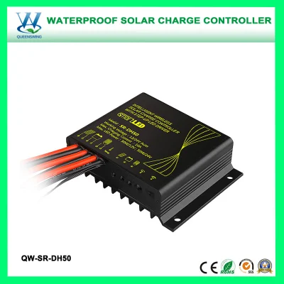 Controlador de batería solar inalámbrico inteligente para farola impermeable 10A con controlador LED (QW