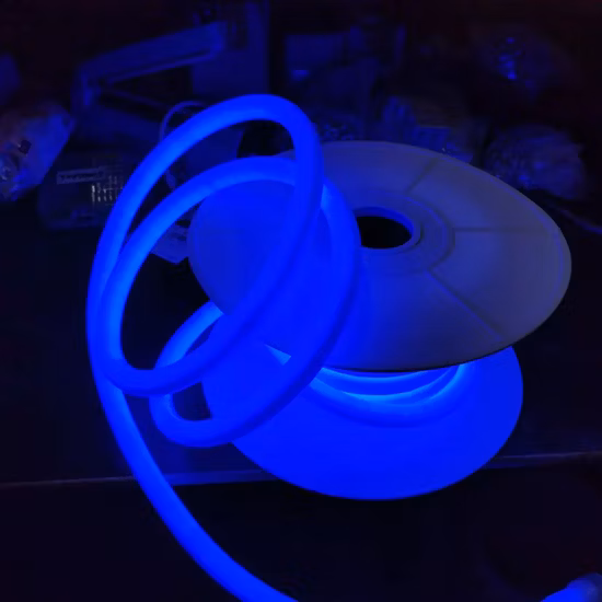 Bulkbuy colorida decoración navideña vacaciones AC110V 220V cinta cuerda luz de alto voltaje RGB neón LED tira de luz